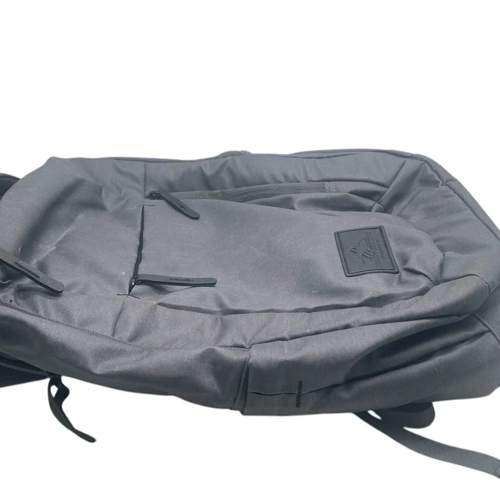 High Sierra Backpack Business Proslim USB Laptop Bag Mercury Gray Black